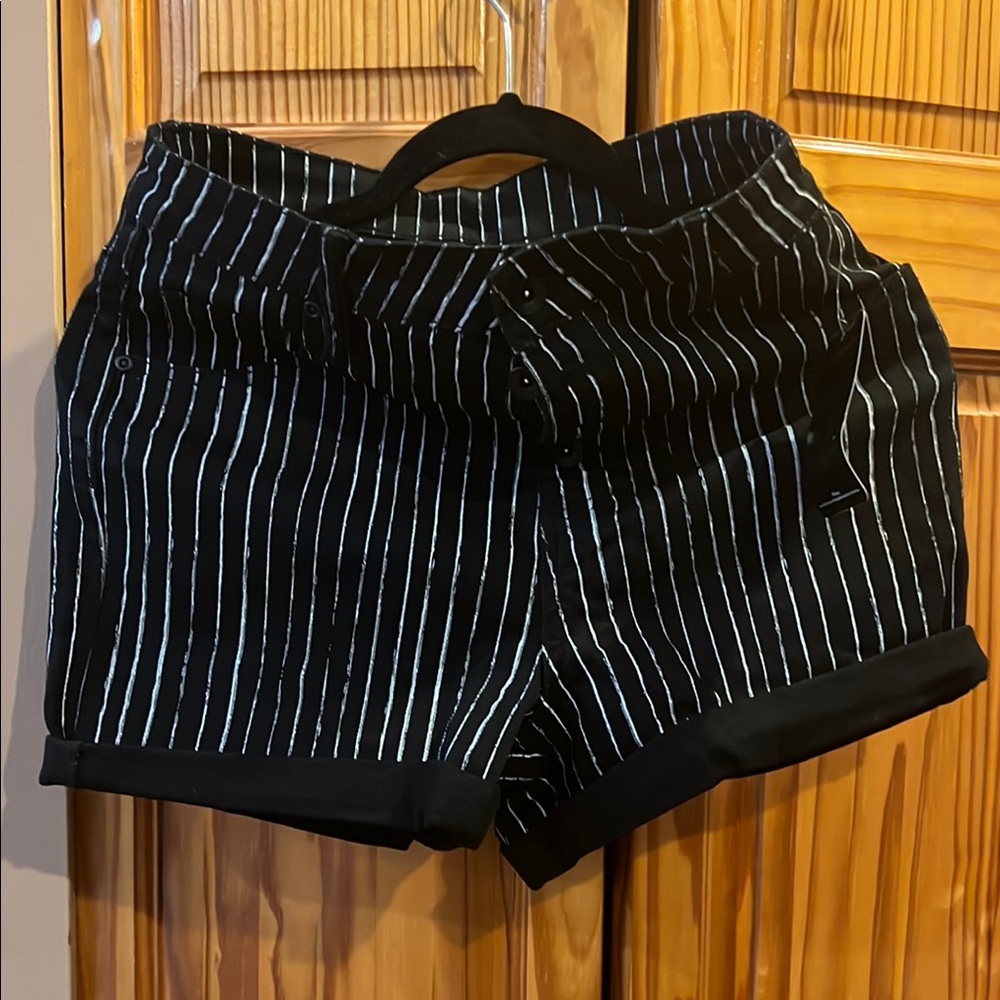 Nightmare Before Christmas Striped Women's Shorts